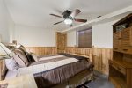 Overhead fans in bedroom`s to cool you off after a long hike.